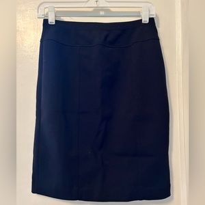 Ellen Tracy Professional Stretchy Black Mini Pencil Skirt with Elastic Waist